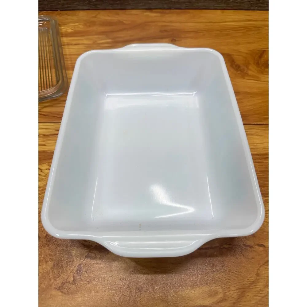 Pyrex Amish Butterprint refrigerator Dish #503 With Lid 1.5 Qt
